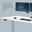 kim l. states we love our desk it arrived quickly was easy to assemble and everything works great with a five star rating